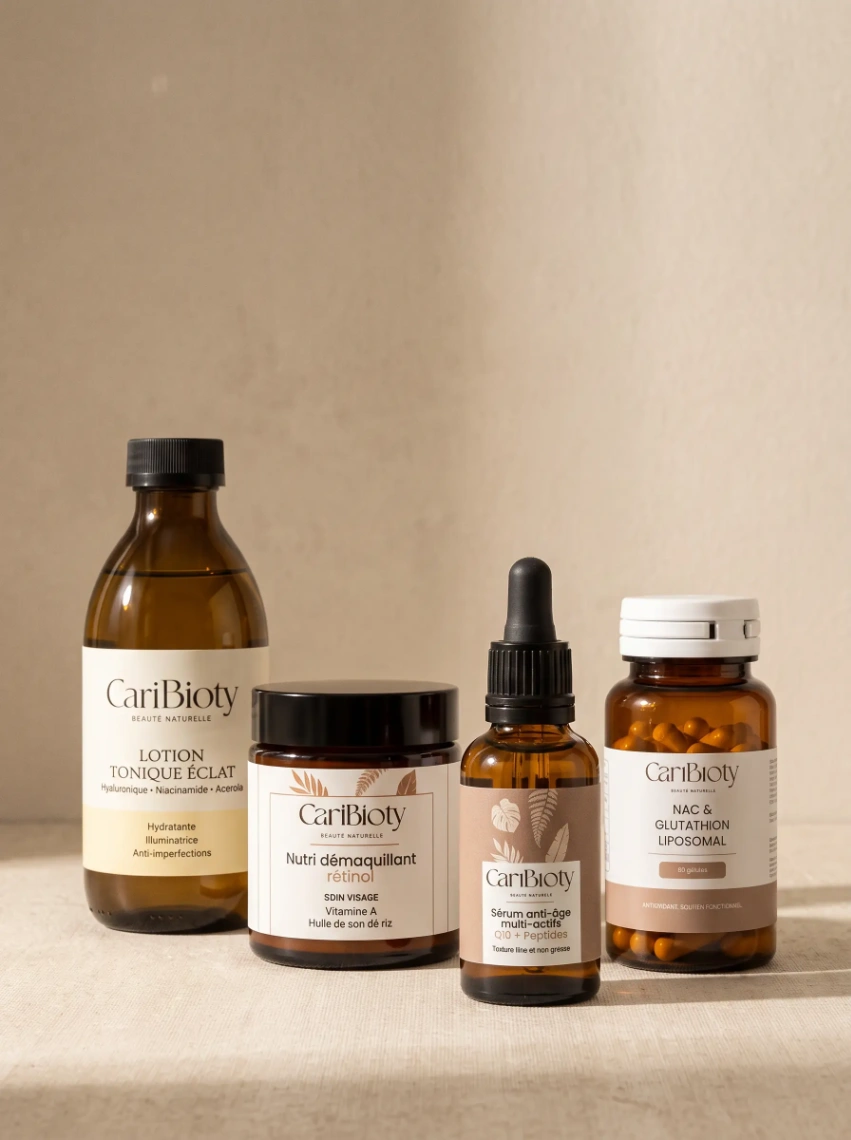 Cosmétiques naturels CariBioty pour le visage et le corps en Martinique