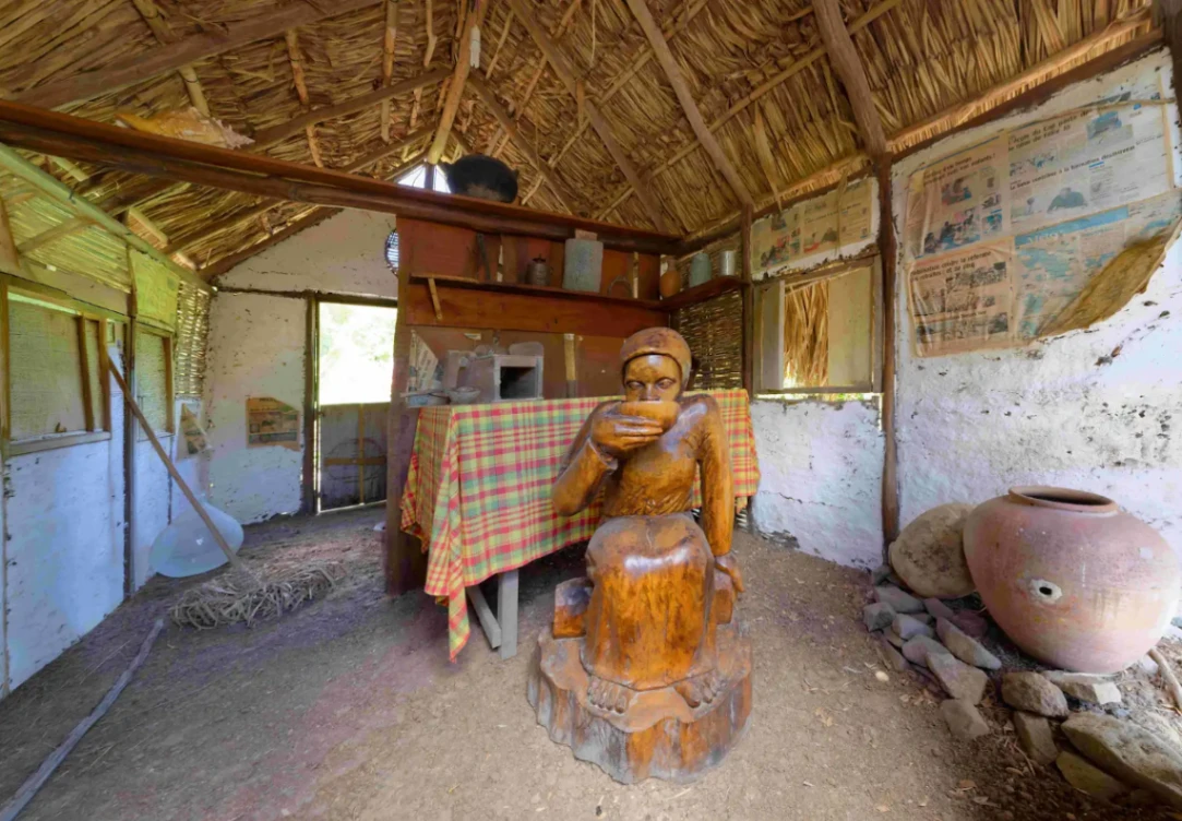 Reconstitution historique à La Savane des Esclaves en Martinique